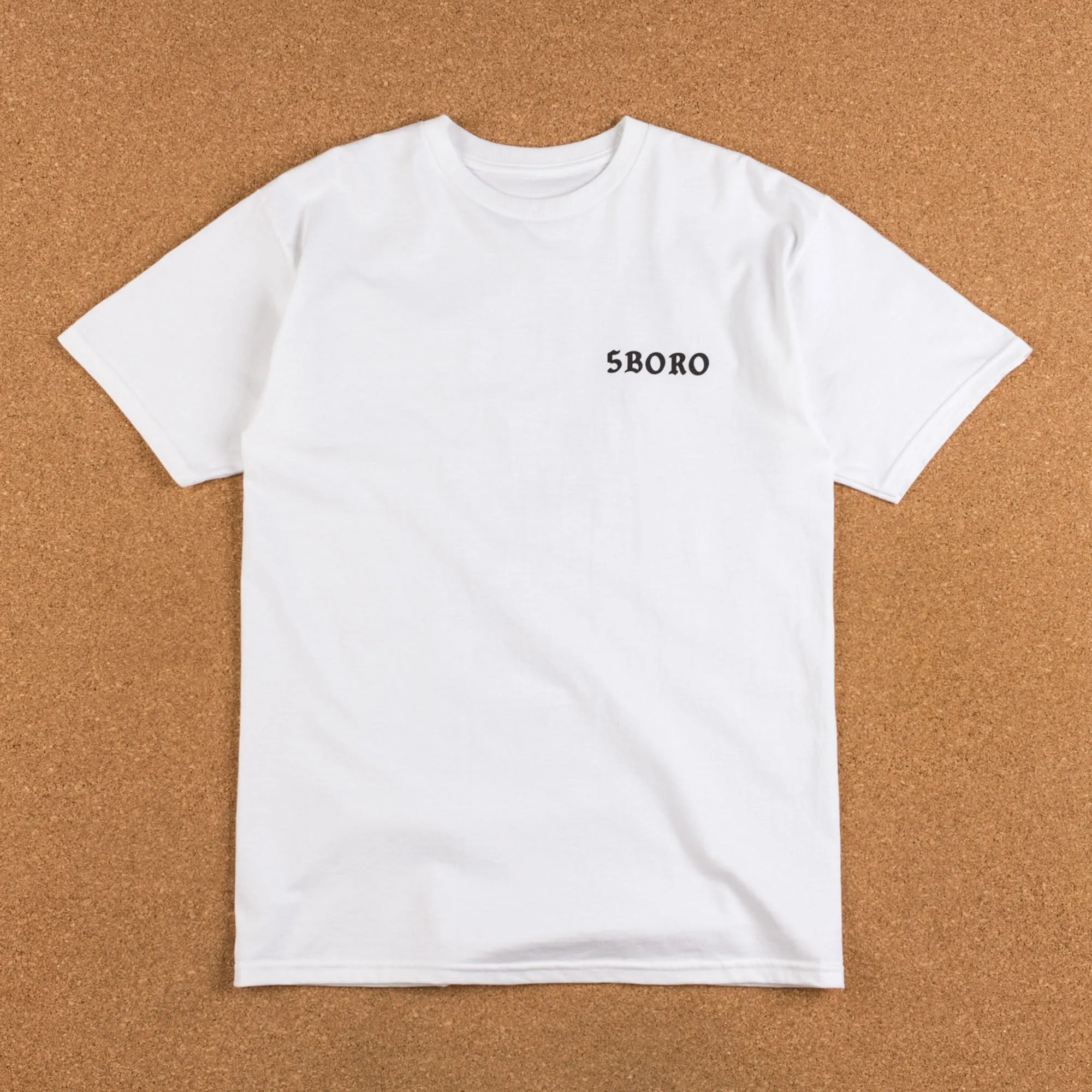5Boro Skull & Heel T-Shirt - White