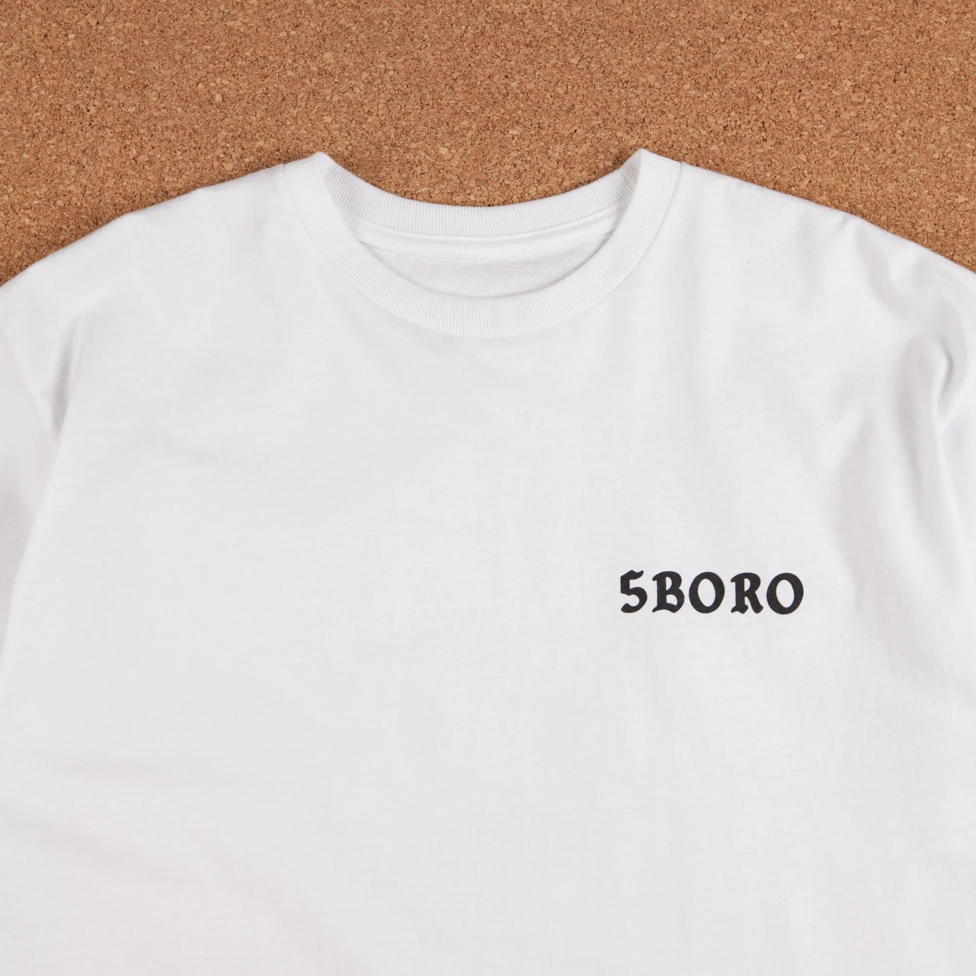 5Boro Skull & Heel T-Shirt - White