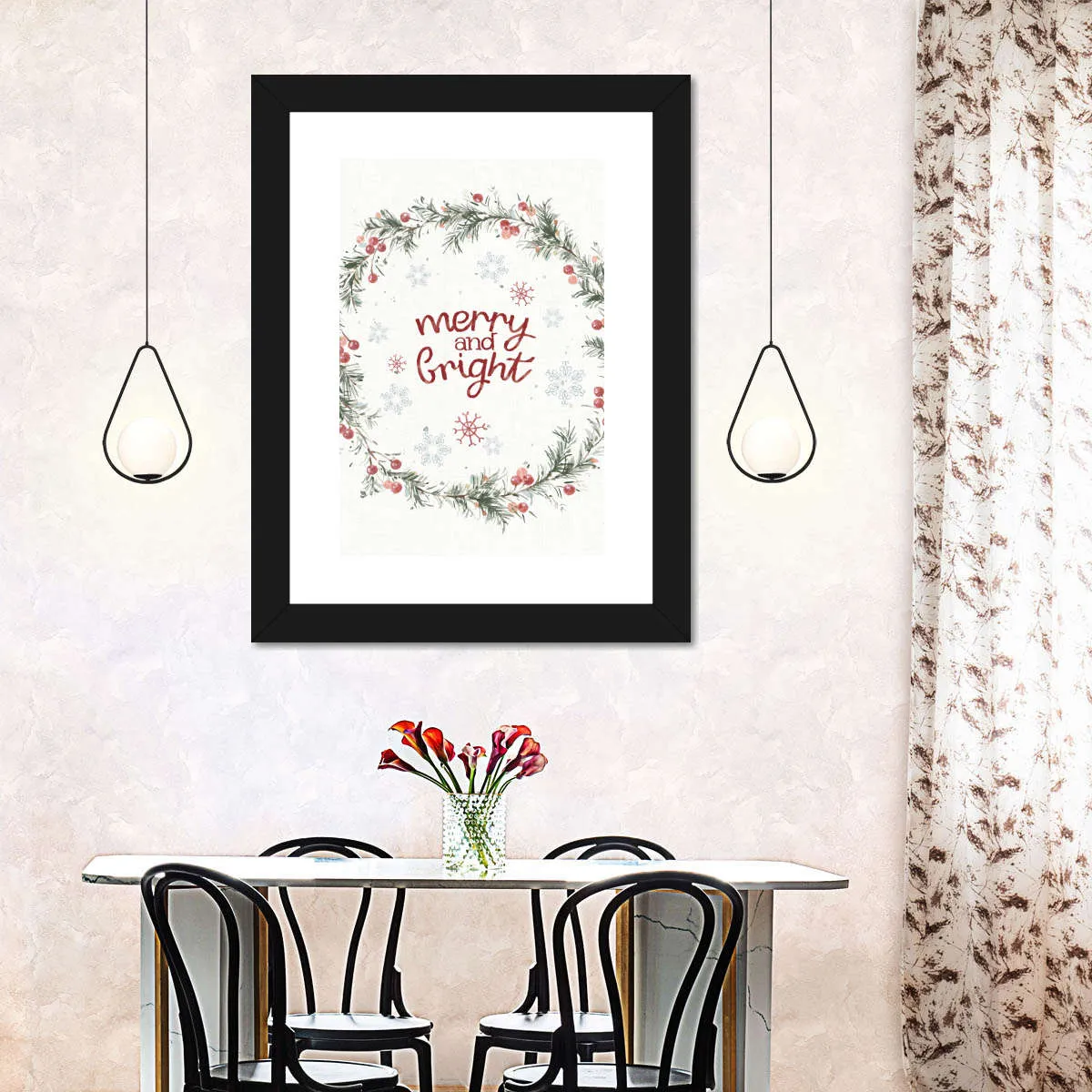A Christmas Weekend Merry And Bright Wall Art