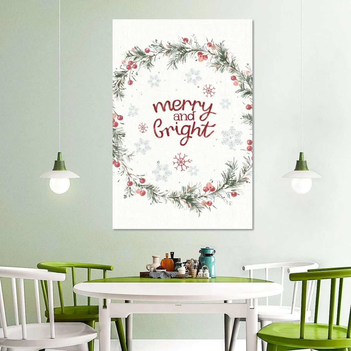 A Christmas Weekend Merry And Bright Wall Art