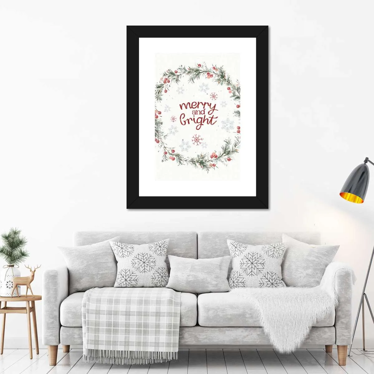 A Christmas Weekend Merry And Bright Wall Art