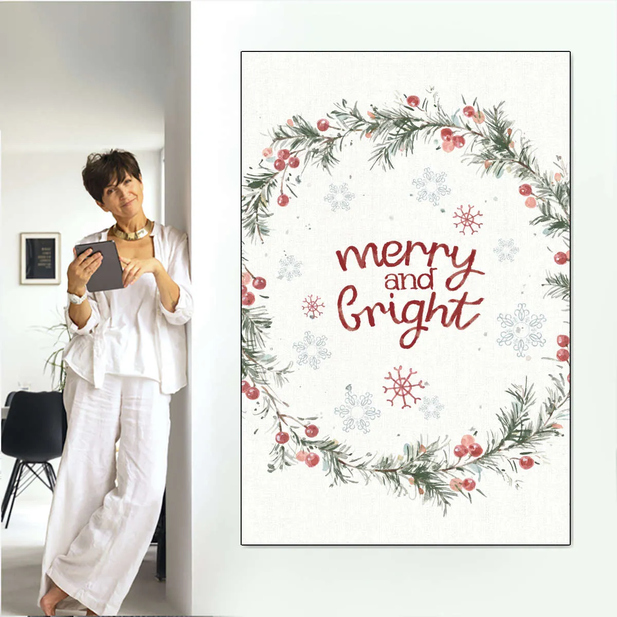 A Christmas Weekend Merry And Bright Wall Art