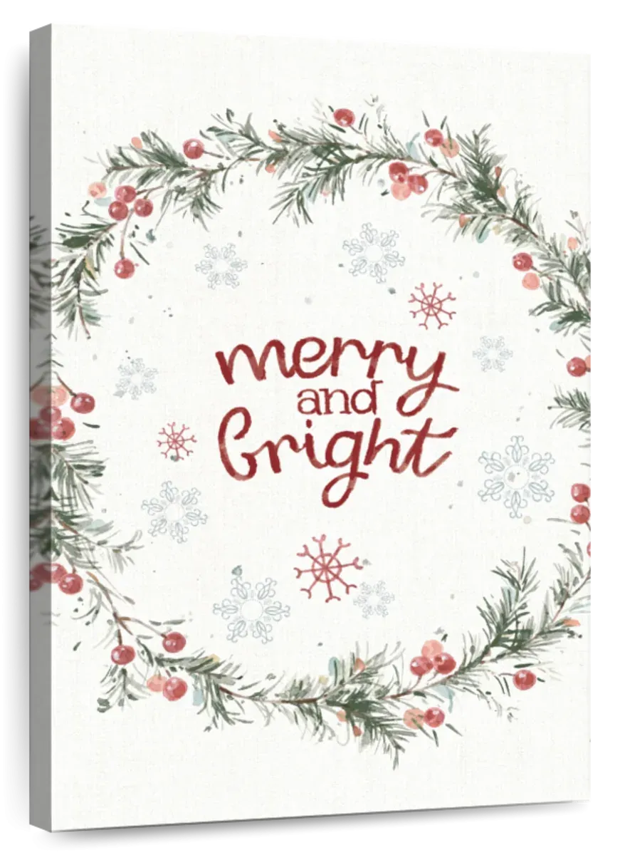 A Christmas Weekend Merry And Bright Wall Art