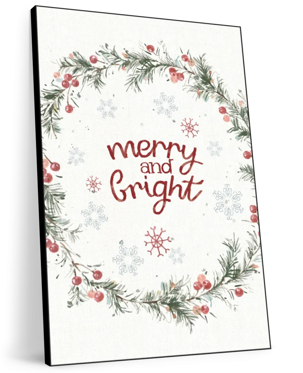 A Christmas Weekend Merry And Bright Wall Art
