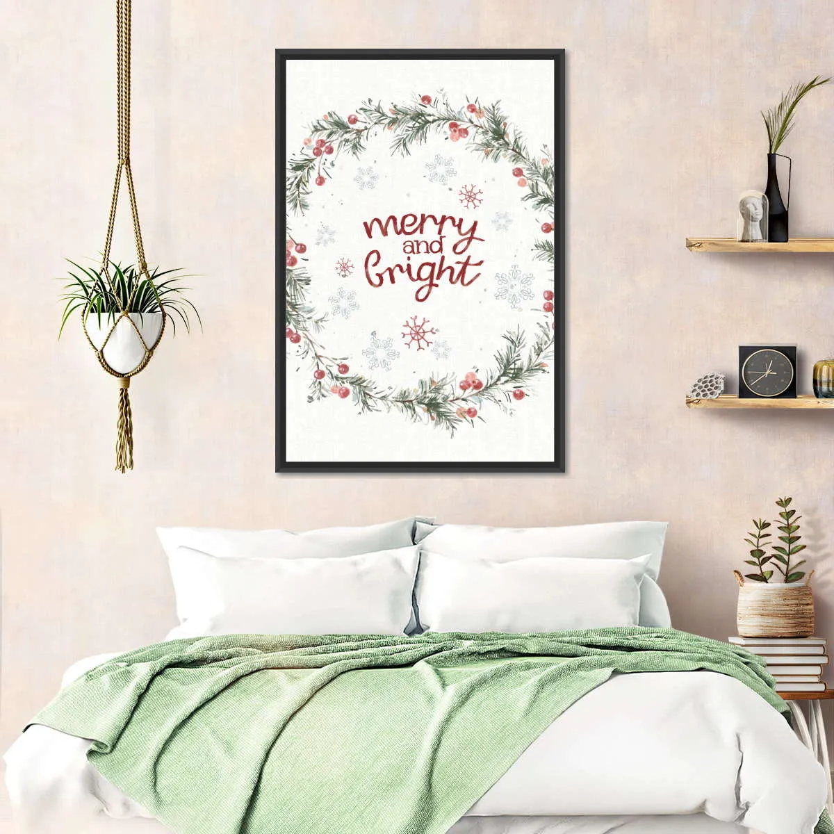 A Christmas Weekend Merry And Bright Wall Art
