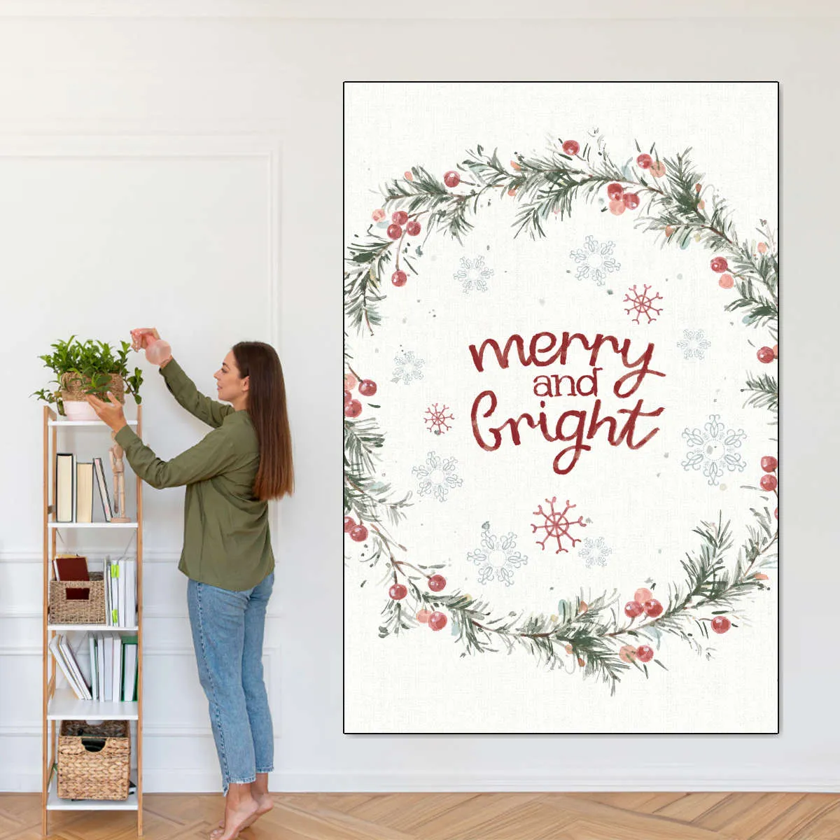 A Christmas Weekend Merry And Bright Wall Art