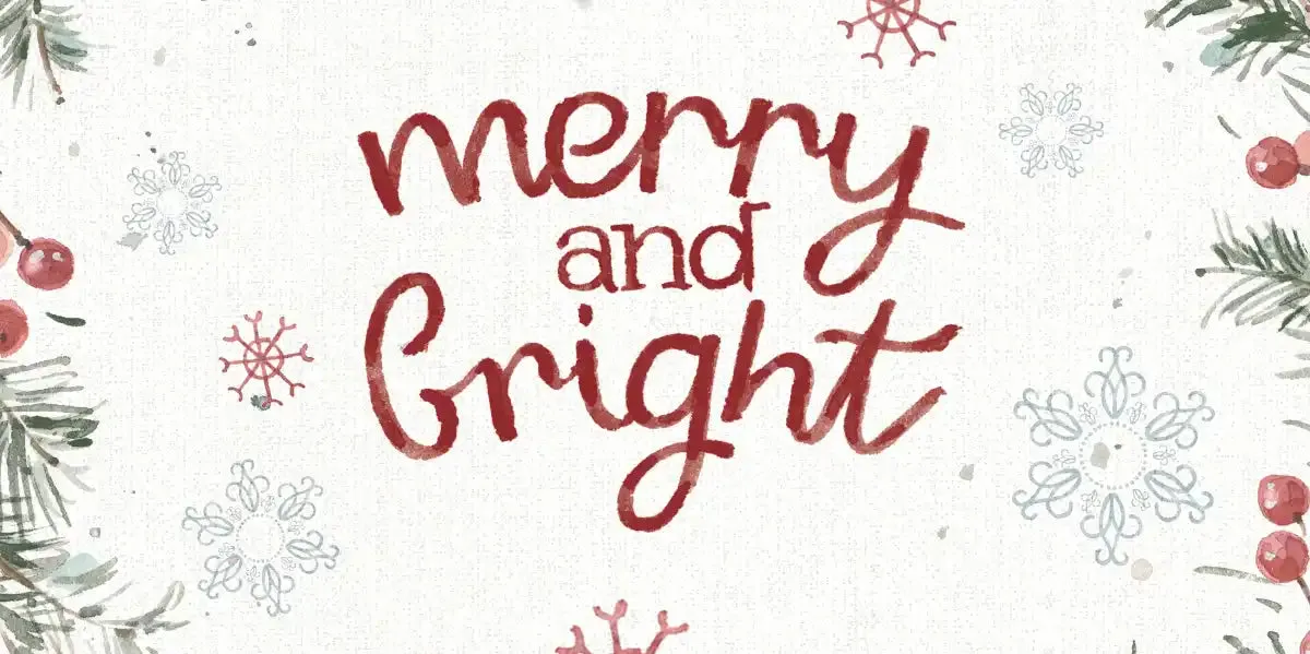 A Christmas Weekend Merry And Bright Wall Art