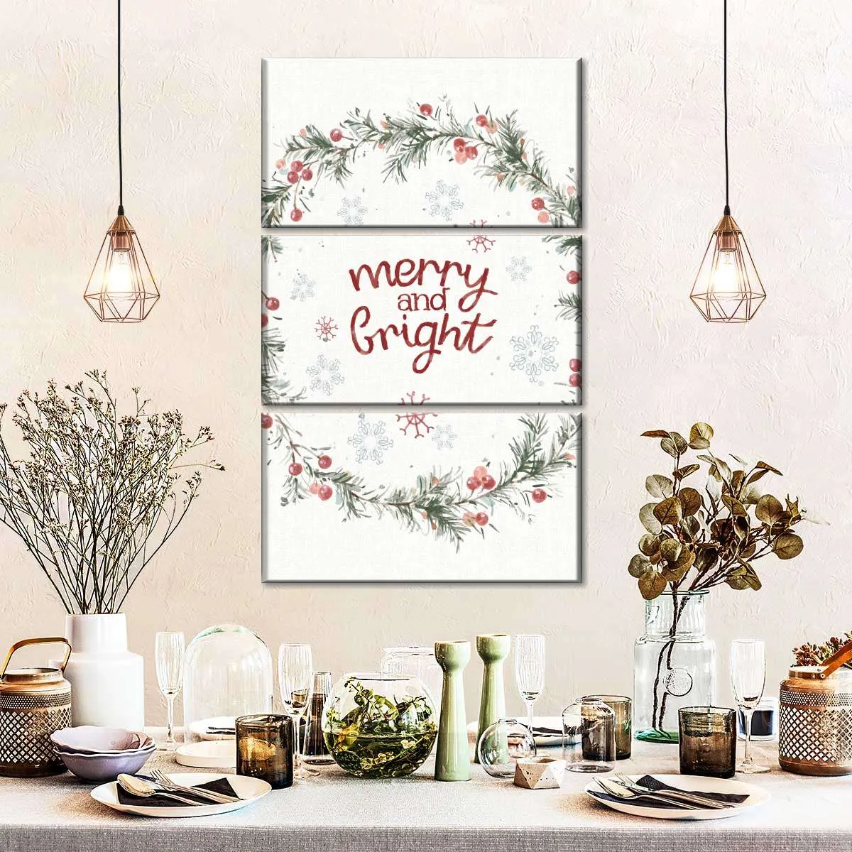 A Christmas Weekend Merry And Bright Wall Art
