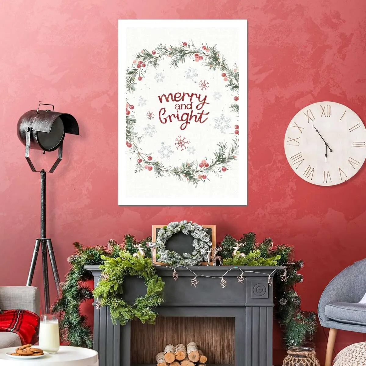 A Christmas Weekend Merry And Bright Wall Art