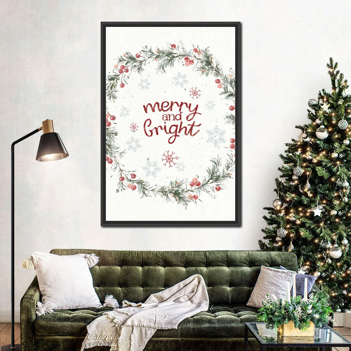 A Christmas Weekend Merry And Bright Wall Art