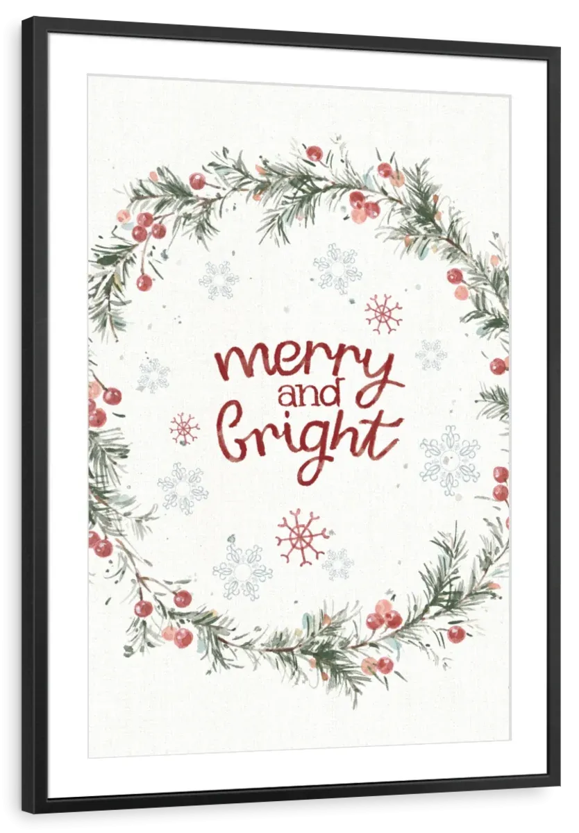 A Christmas Weekend Merry And Bright Wall Art