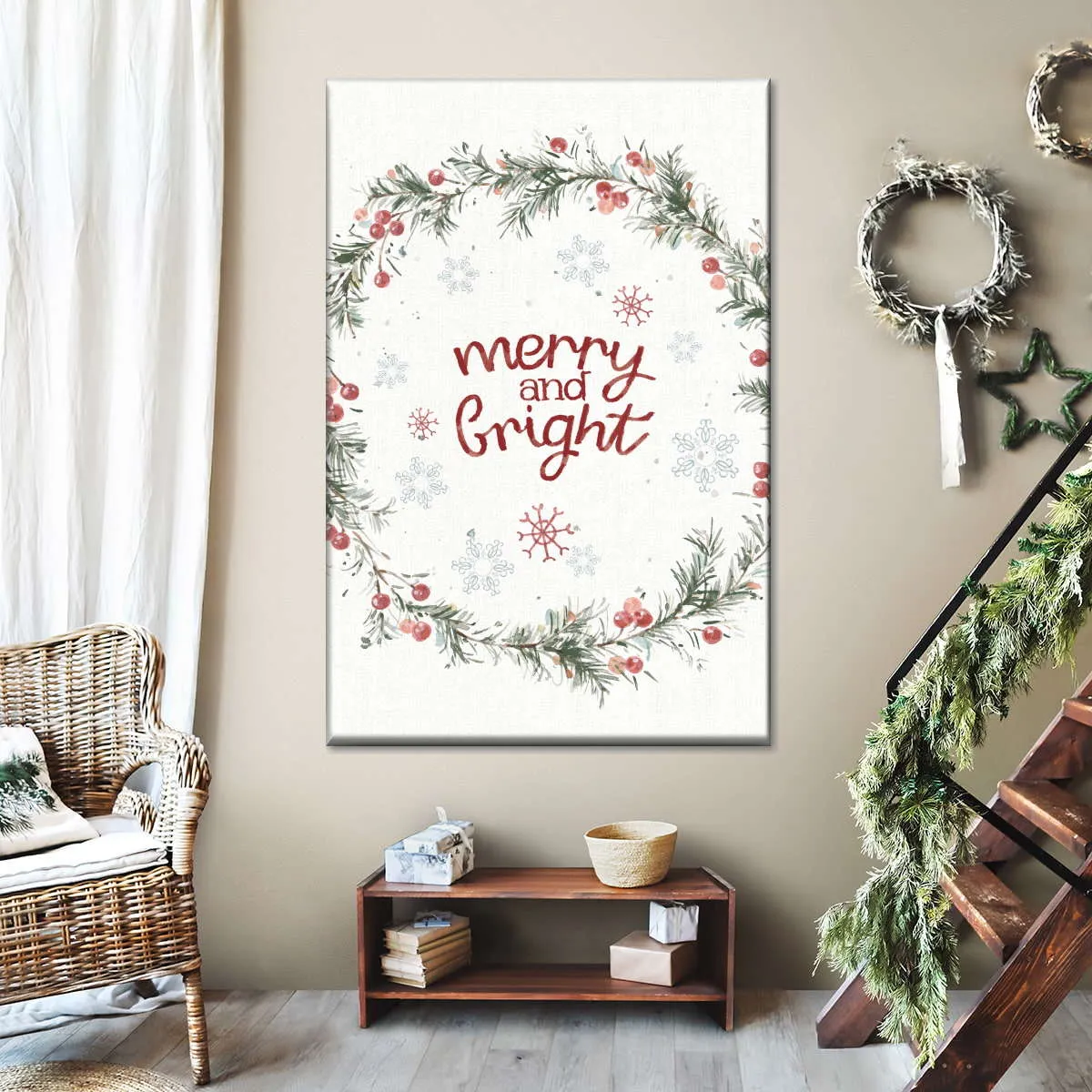 A Christmas Weekend Merry And Bright Wall Art
