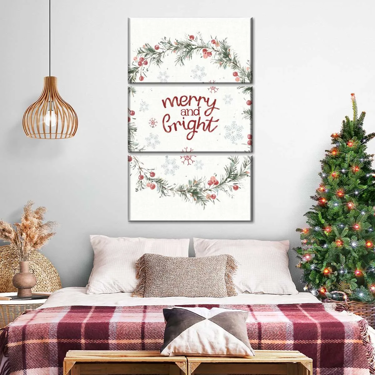 A Christmas Weekend Merry And Bright Wall Art