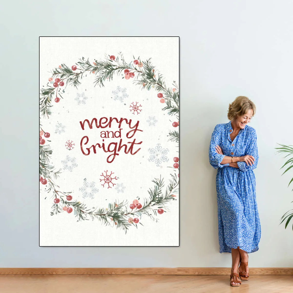 A Christmas Weekend Merry And Bright Wall Art