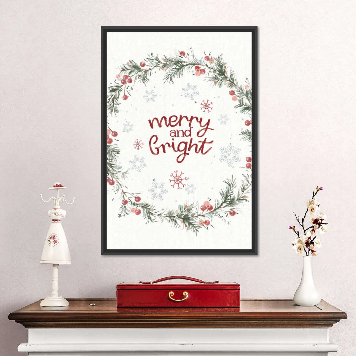 A Christmas Weekend Merry And Bright Wall Art