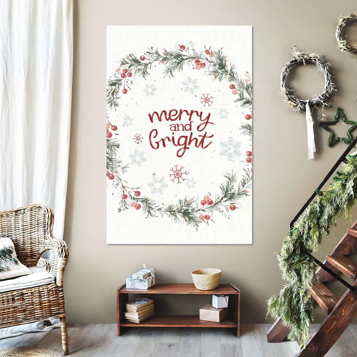 A Christmas Weekend Merry And Bright Wall Art