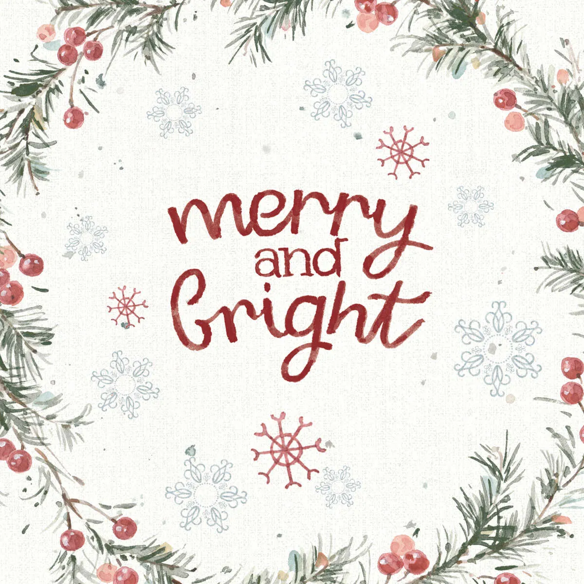 A Christmas Weekend Merry And Bright Wall Art