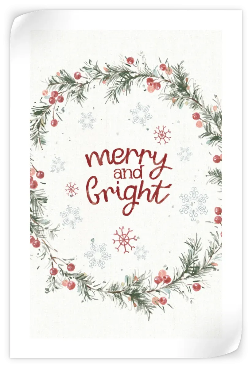 A Christmas Weekend Merry And Bright Wall Art