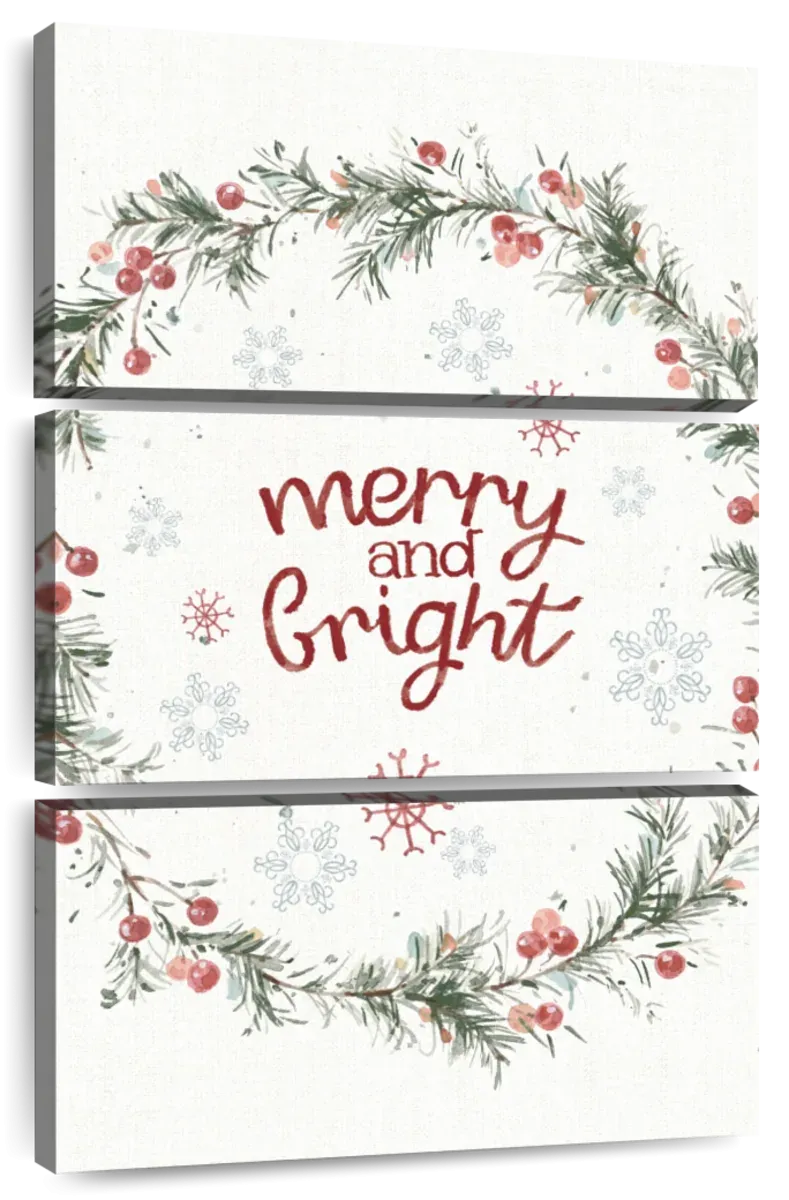 A Christmas Weekend Merry And Bright Wall Art