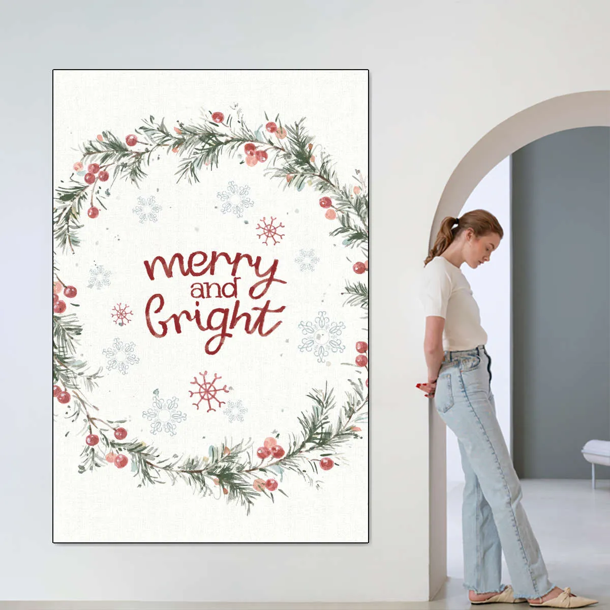 A Christmas Weekend Merry And Bright Wall Art