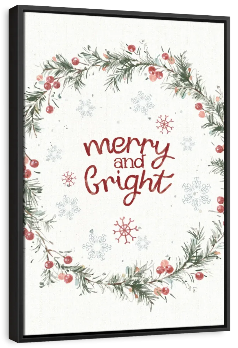 A Christmas Weekend Merry And Bright Wall Art