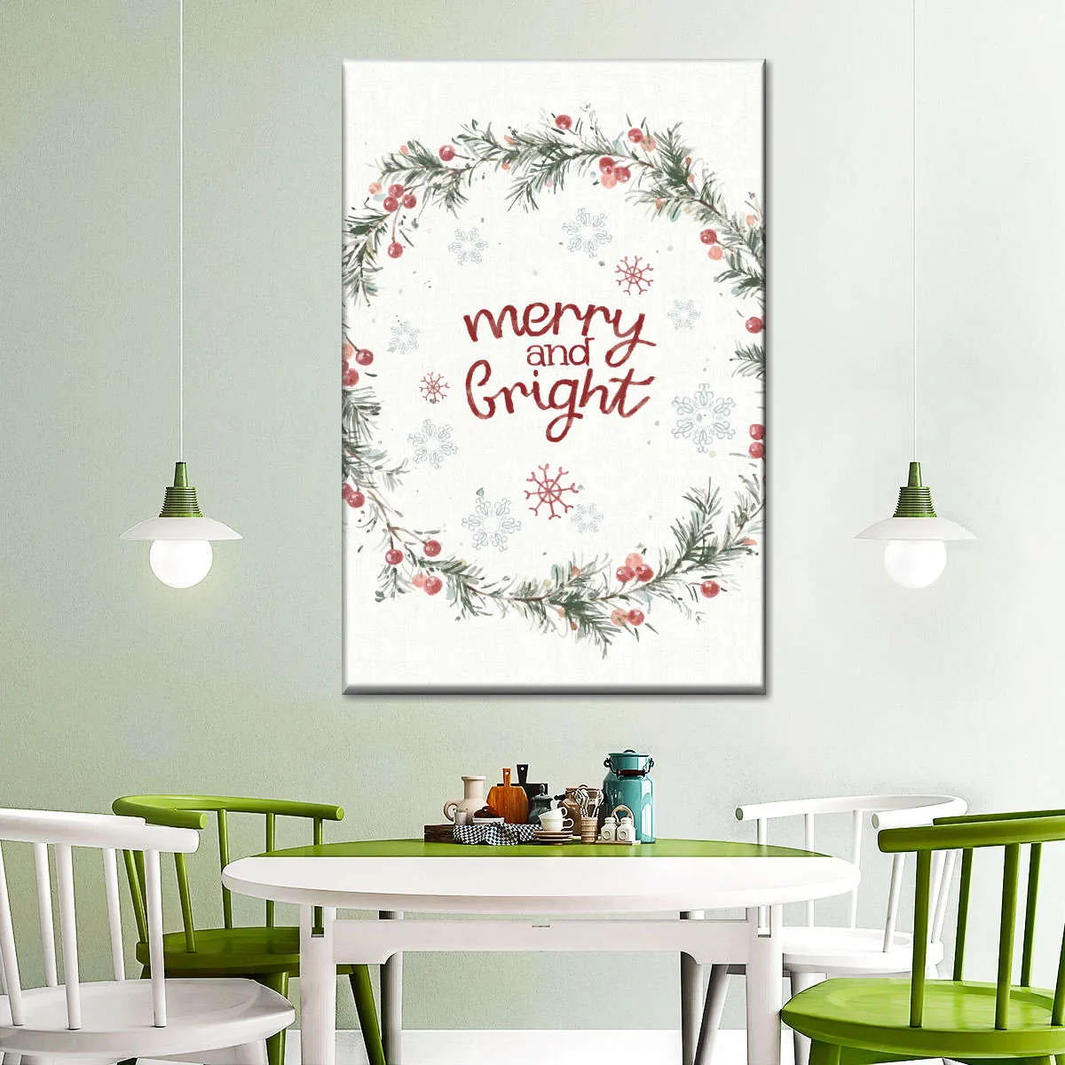 A Christmas Weekend Merry And Bright Wall Art