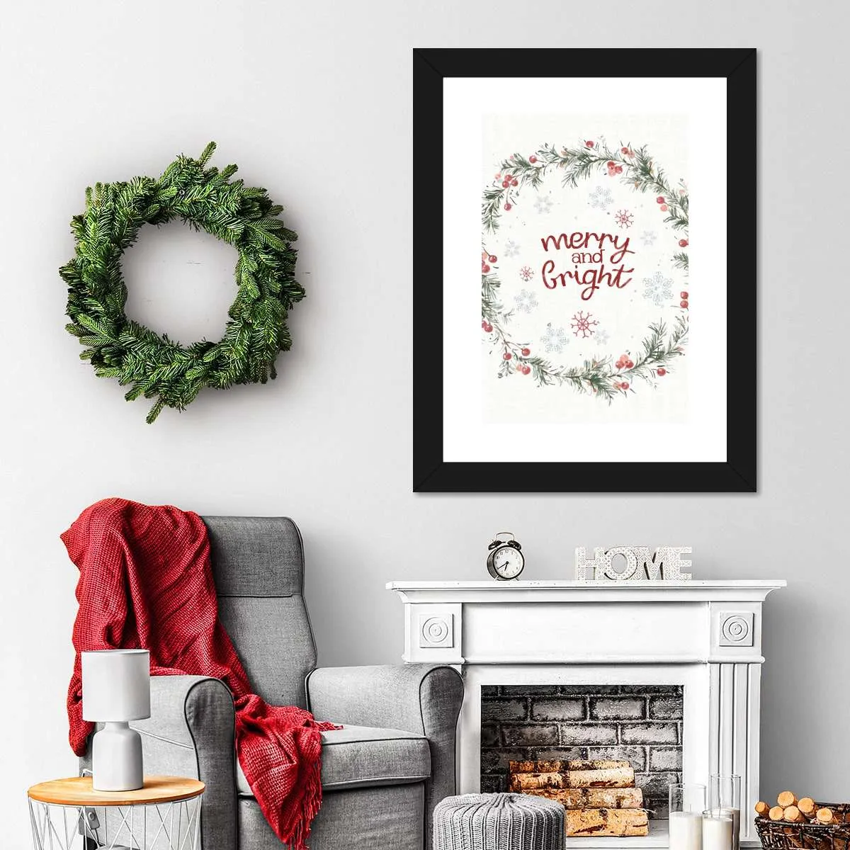 A Christmas Weekend Merry And Bright Wall Art