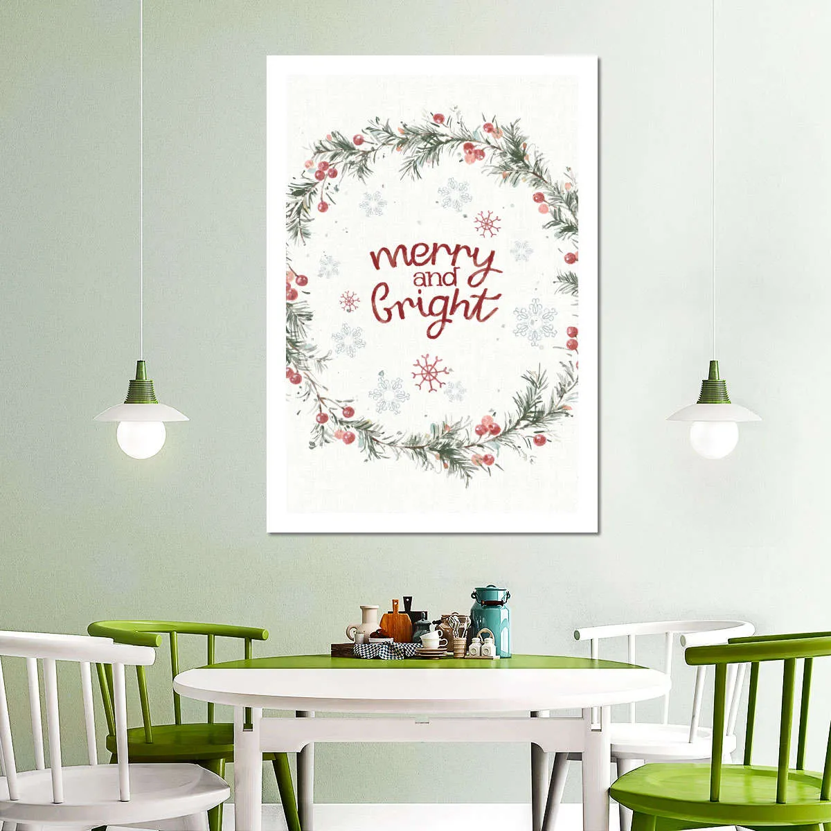 A Christmas Weekend Merry And Bright Wall Art