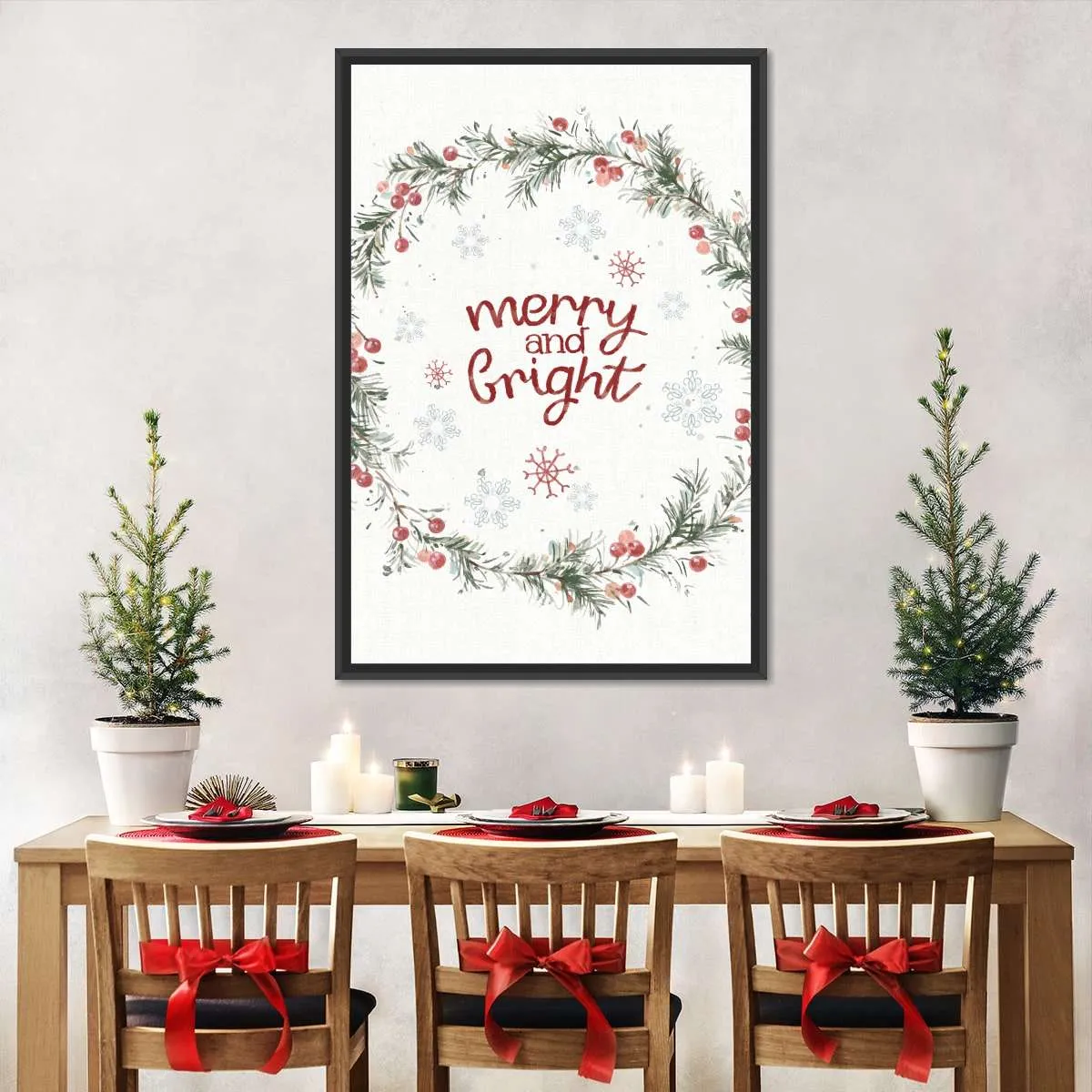 A Christmas Weekend Merry And Bright Wall Art