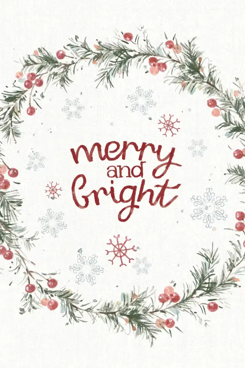 A Christmas Weekend Merry And Bright Wall Art