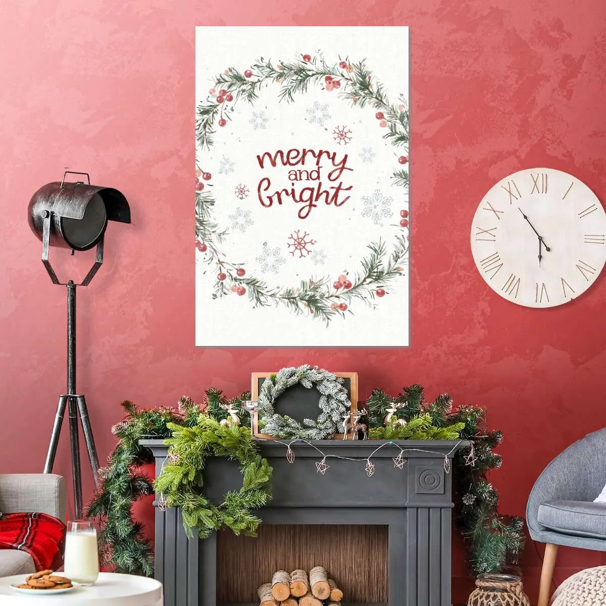 A Christmas Weekend Merry And Bright Wall Art