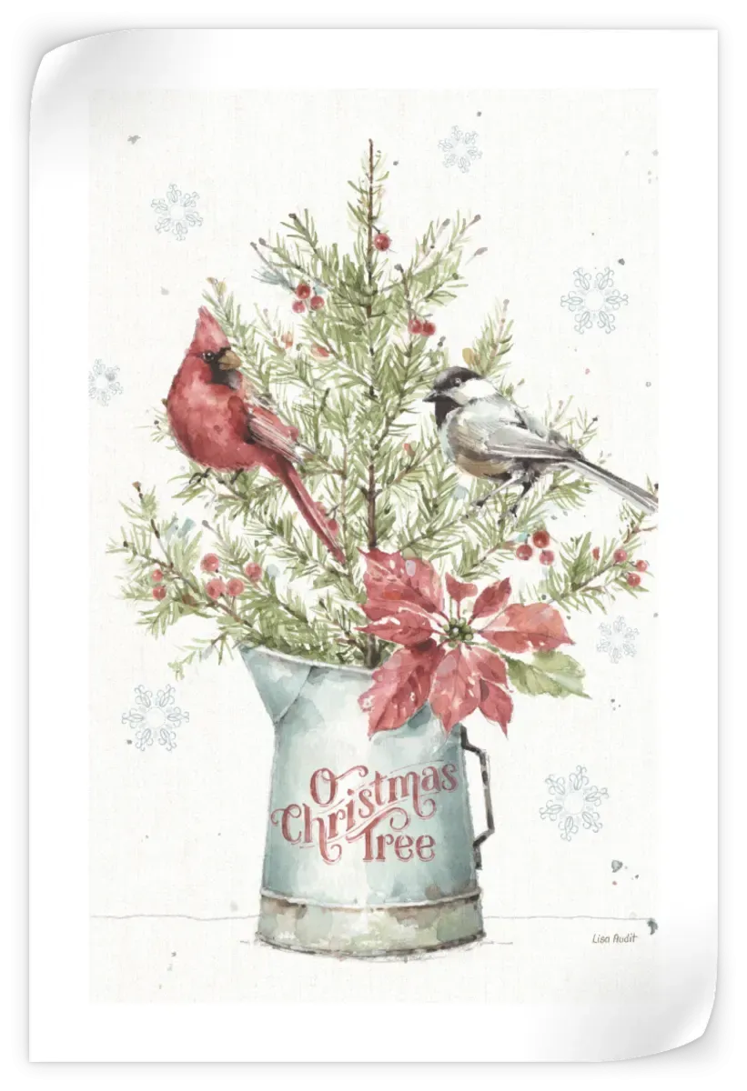 A Christmas Weekend With Chickadee Wall Art