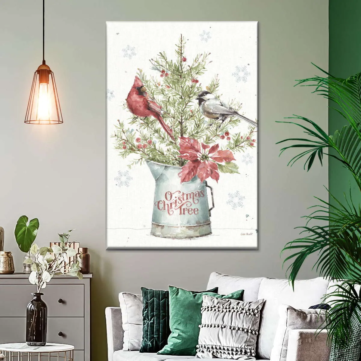 A Christmas Weekend With Chickadee Wall Art