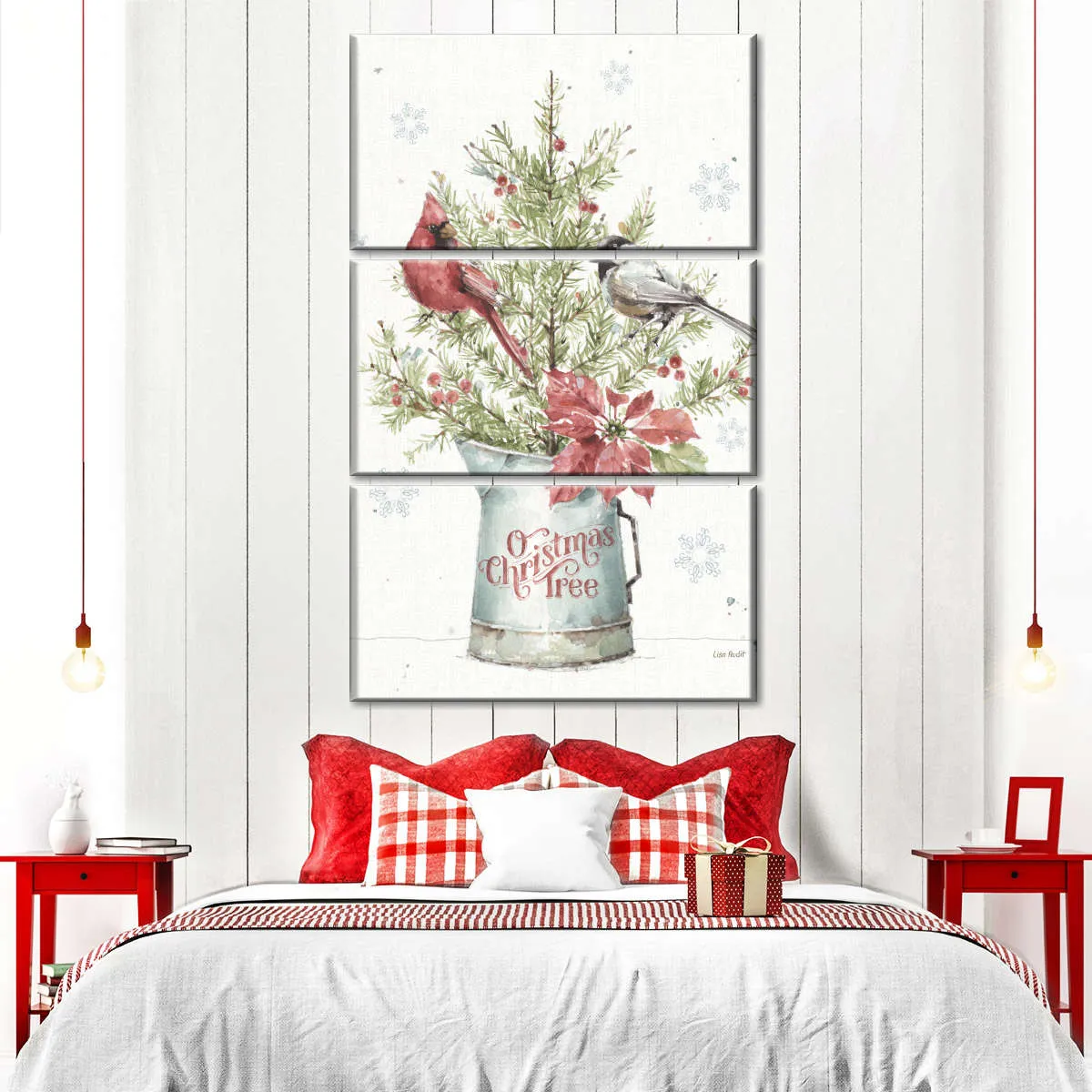 A Christmas Weekend With Chickadee Wall Art