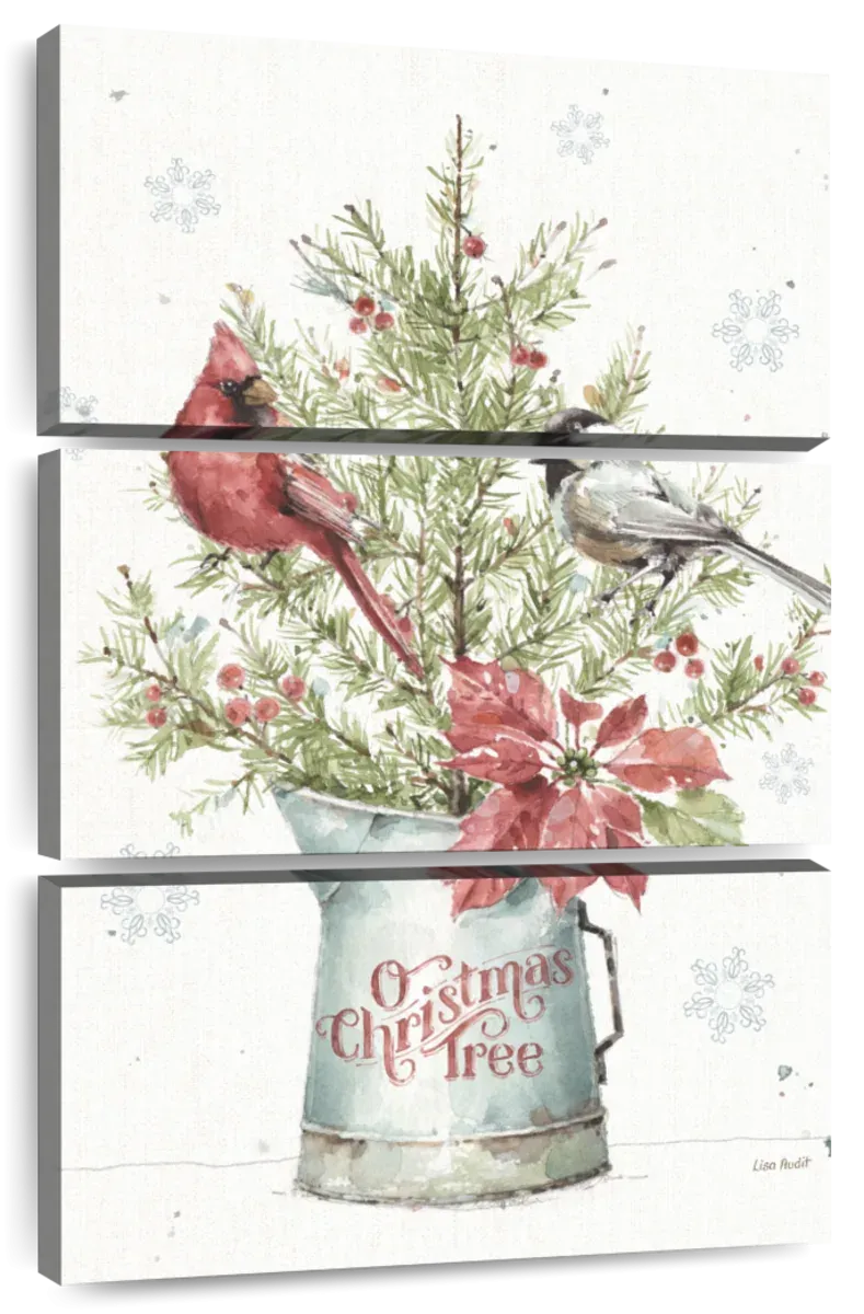 A Christmas Weekend With Chickadee Wall Art