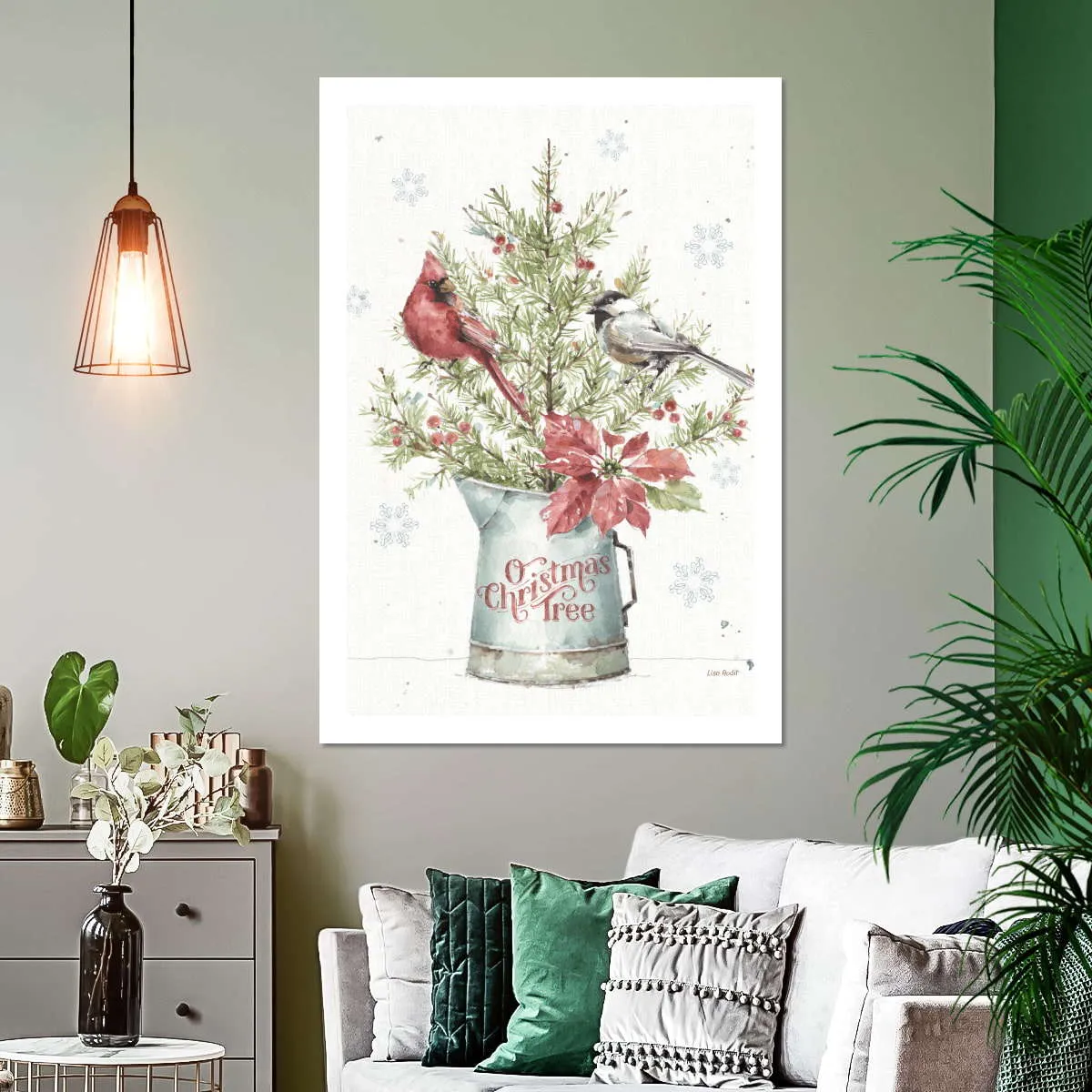 A Christmas Weekend With Chickadee Wall Art