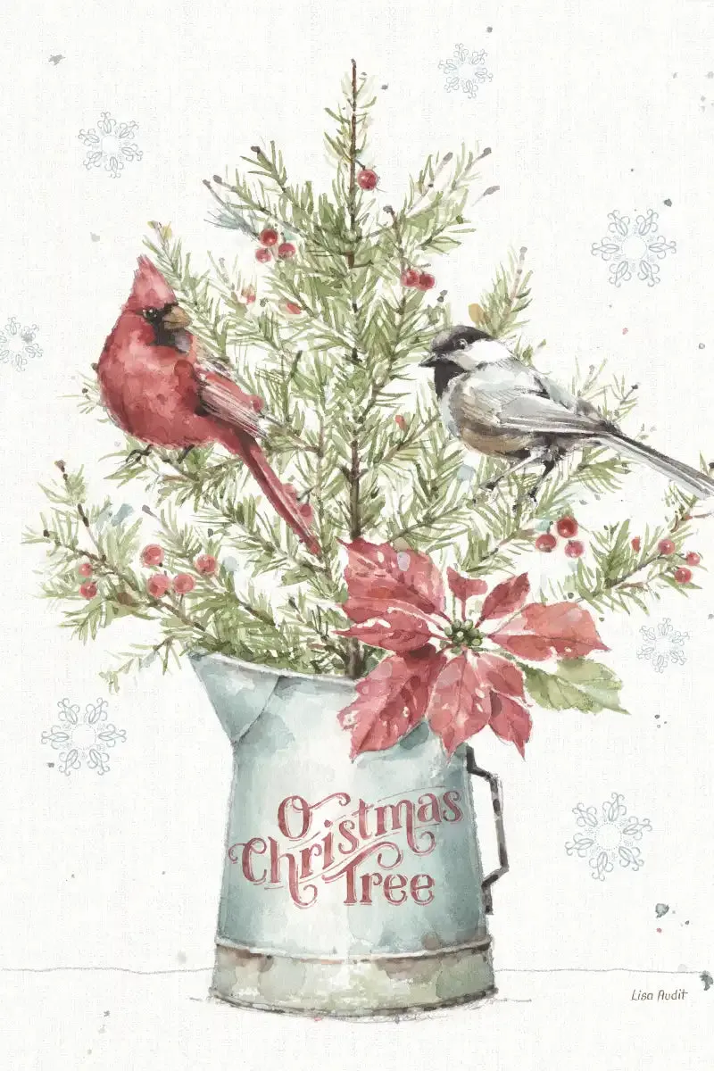 A Christmas Weekend With Chickadee Wall Art