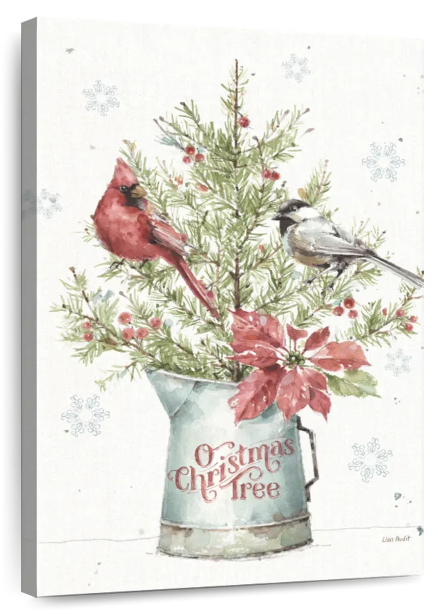 A Christmas Weekend With Chickadee Wall Art