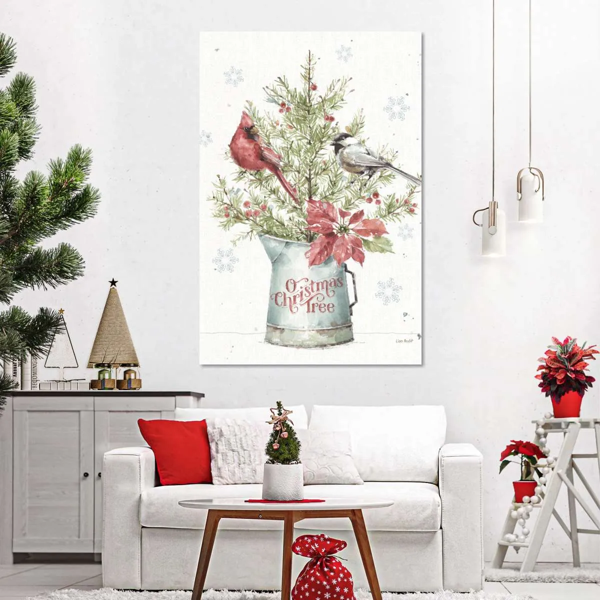 A Christmas Weekend With Chickadee Wall Art