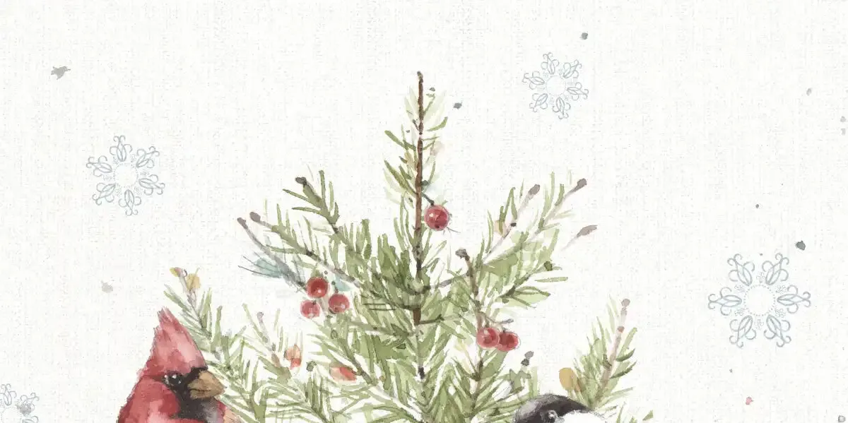 A Christmas Weekend With Chickadee Wall Art