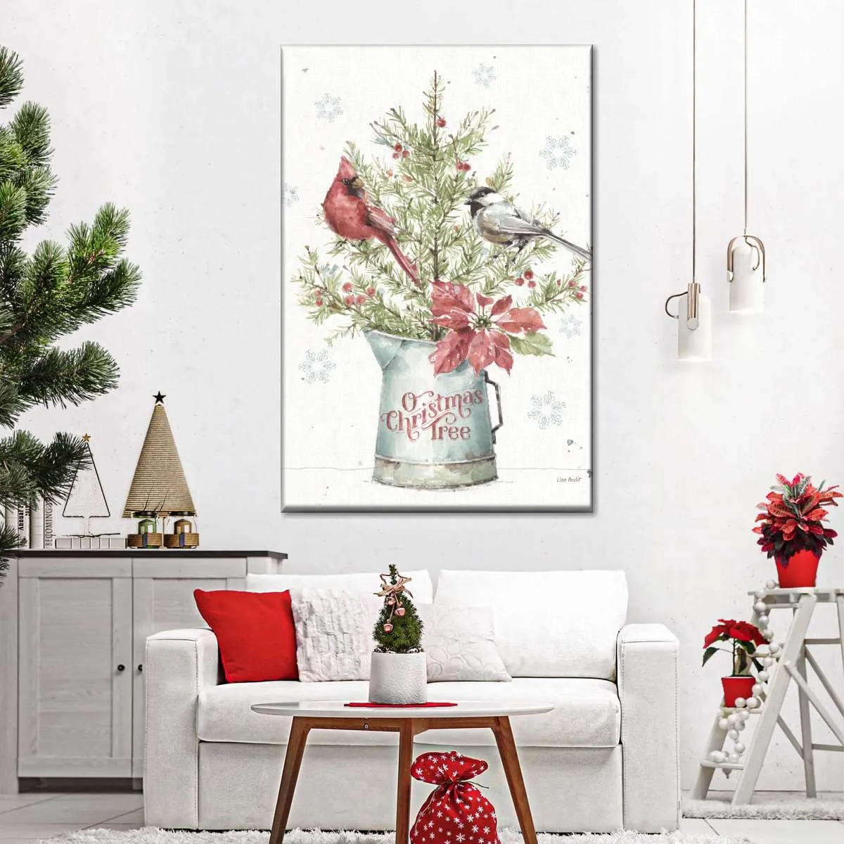 A Christmas Weekend With Chickadee Wall Art