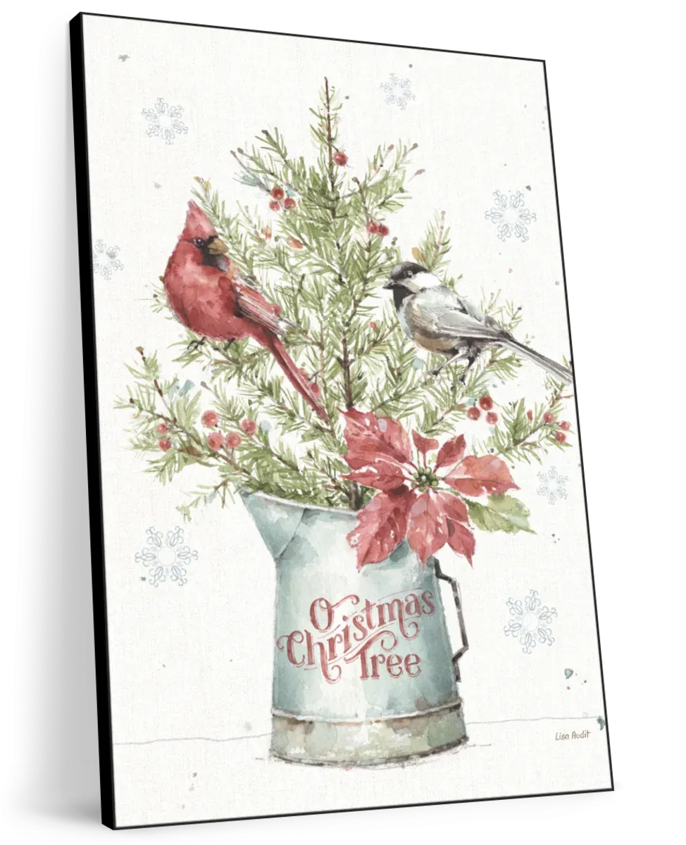 A Christmas Weekend With Chickadee Wall Art