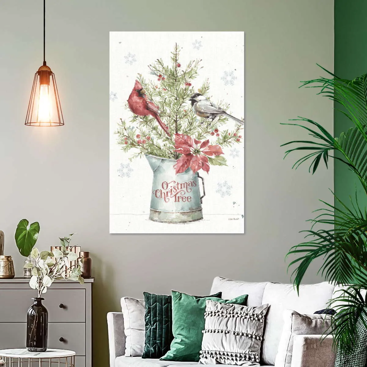 A Christmas Weekend With Chickadee Wall Art