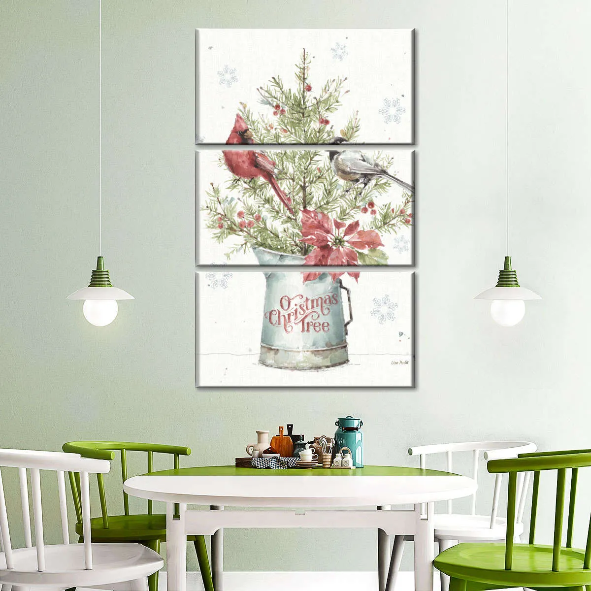 A Christmas Weekend With Chickadee Wall Art