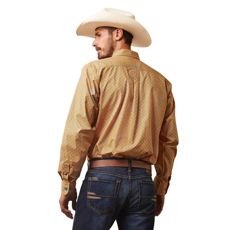 Ariat Men's Killian Fitted Shirt- Jasper Stone