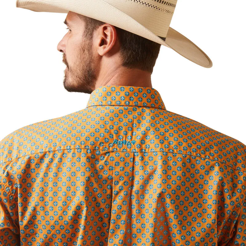 Ariat Men's Killian Fitted Shirt- Jasper Stone