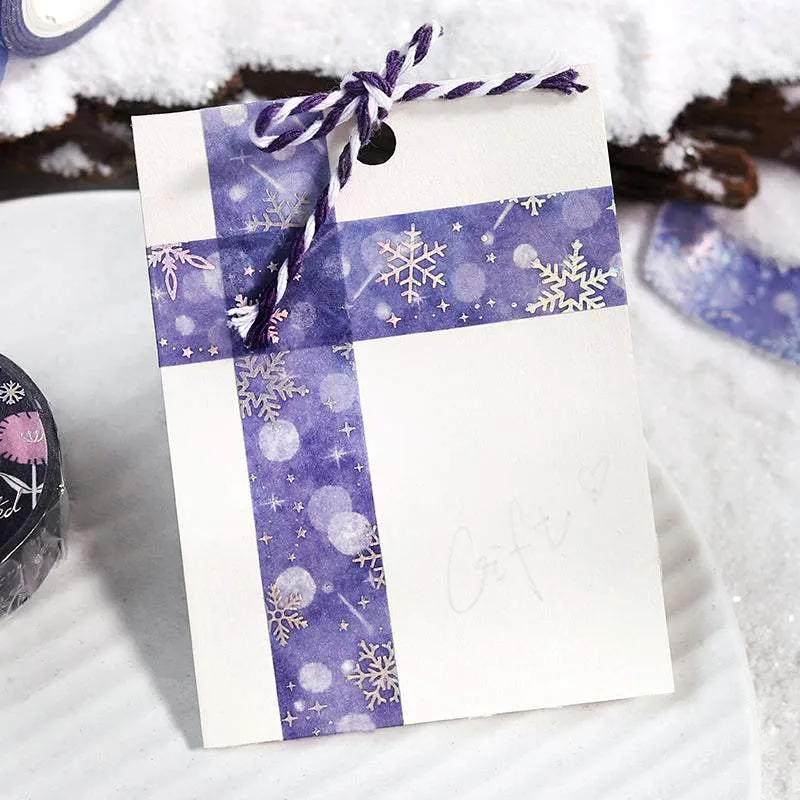BGM Foil Stamping Winter Limited Edition Masking Tape - Snowflake