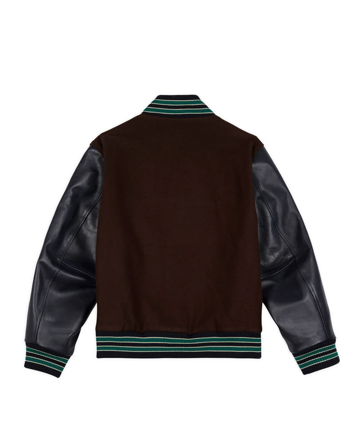 Brain Dead x Nexus VII x Gimme 5 Varsity Jacket - Brown