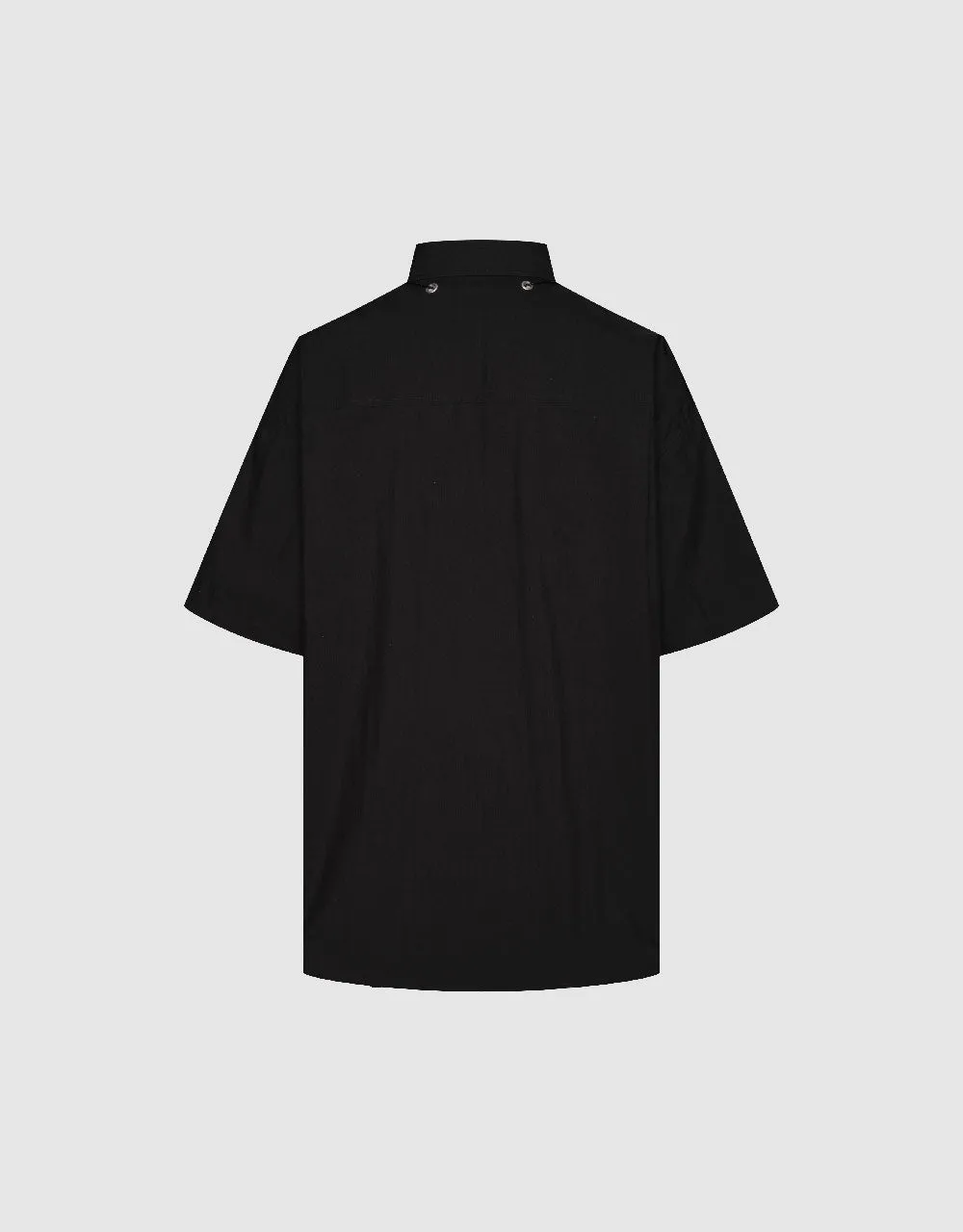 Button Up Straight Loose Shirt