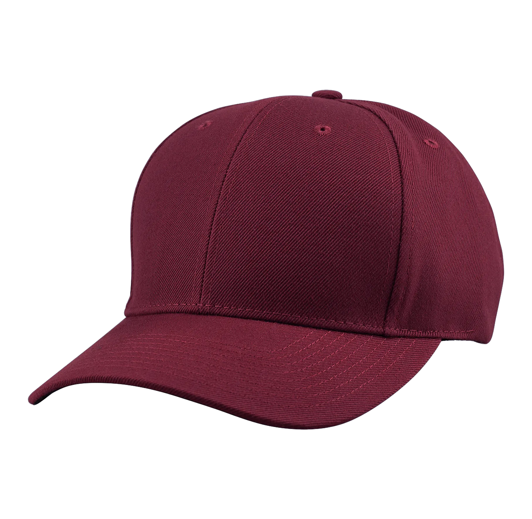 Cali Headwear 6 Panel Cap W/Curved Bill - US04